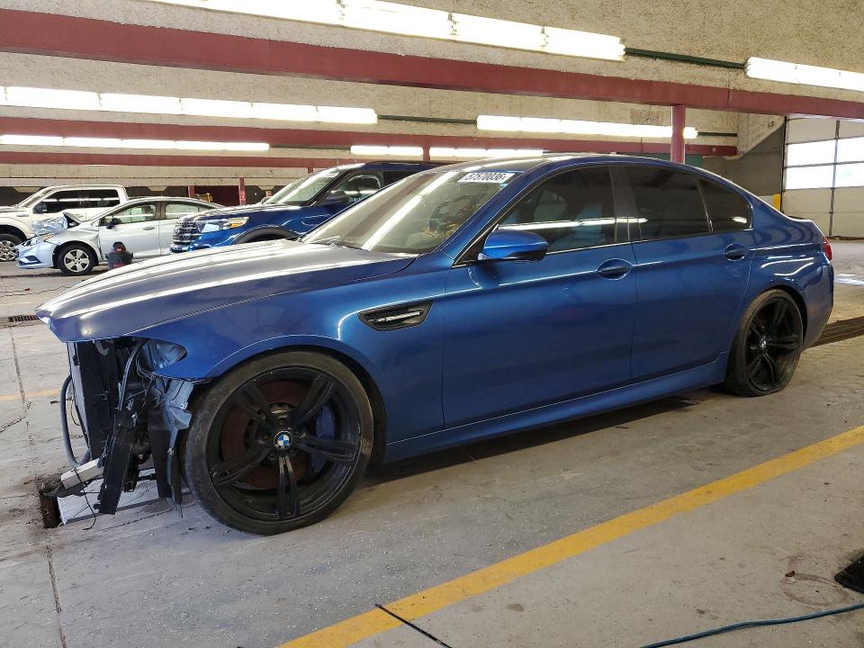 2013 BMW M5 VIN WBSFV9C56DD095999 COPART salvage auction — FRONT END, Mi - Certificate Of Title, sold $3,700 on 2026-07-27 (photo 1)