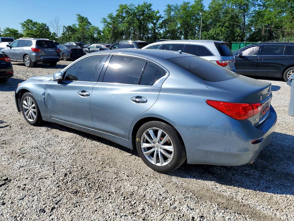 2017 Infiniti Q50 VIN JN1EV7AR5HM832101 COPART salvage auction — FRONT END, MD - CERT OF SALVAGE > 75% DAMAGE, sold $3,300 on 2026-07-30 (photo 2)