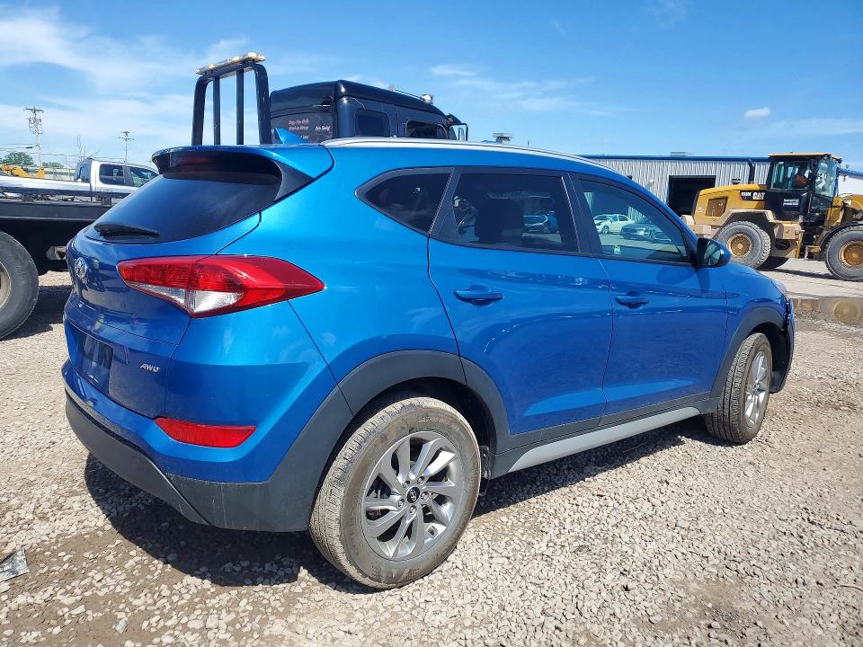 2018 Hyundai Tucson VIN KM8J3CA49JU782707 COPART salvage auction — FRONT END, Ny - Mv-907A Salvage Certificate, sold $4,300 on 2026-07-13 (photo 3)