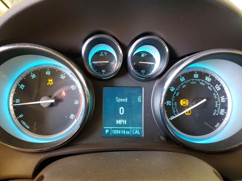 2012 Buick Verano VIN 1G4PS5SK7C4152662 COPART salvage auction — FRONT END, Mn - Cert Of Title-Prior Salvage, sold $525 on 2026-07-09 (photo 9)