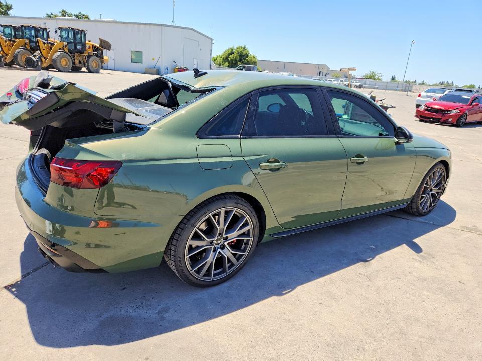 2023 Audi VIN WAUB4AF47PA074238 COPART salvage auction — REAR END, Ca - Salvage Certificate, sold $15,100 on 2026-07-20 (photo 3)