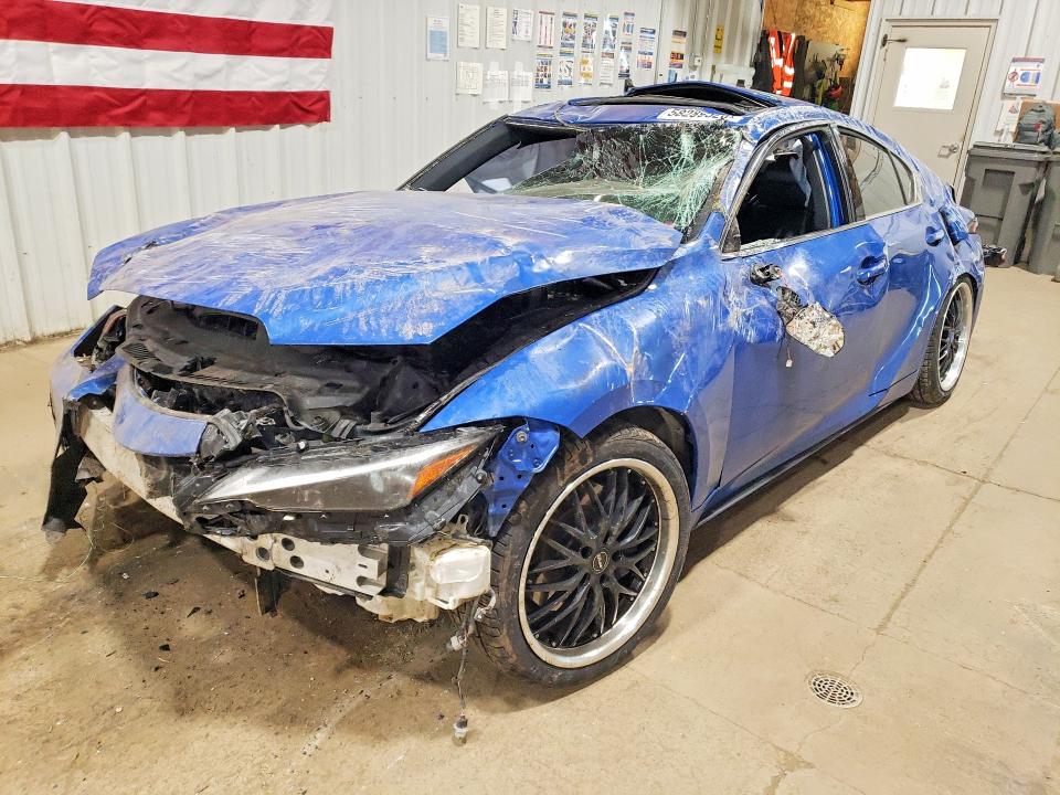 2022 Lexus Is VIN JTHD81F29N5050221 COPART salvage auction — ROLLOVER, Ak - Bill Of Sale- Salvage, sold $35 on 2026-07-21 (photo 1)