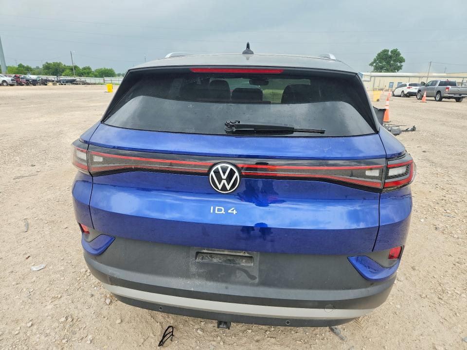 2022 Volkswagen Id.4 VIN WVGUNPE21NP070042 COPART salvage auction — WATER/FLOOD, Tx - Salvage Title-Flood Damage, sold $8,700 on 2026-08-05 (photo 6)