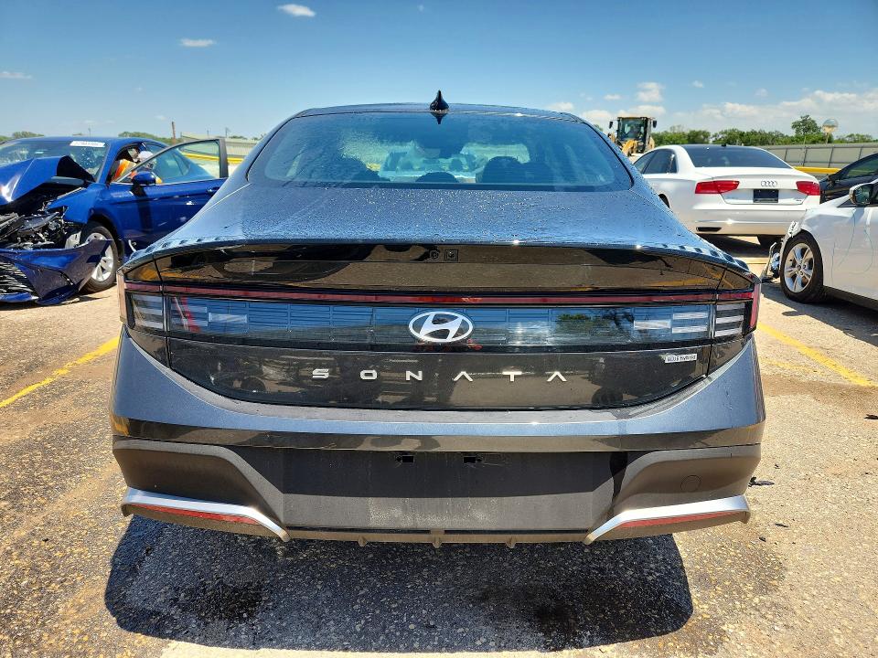 2026 Hyundai Sonata hybrid VIN KMHL24JJ9TA164704 COPART salvage auction — FRONT END, Tx - Certificate Of Title, sold $11,200 on 2026-07-08 (photo 6)