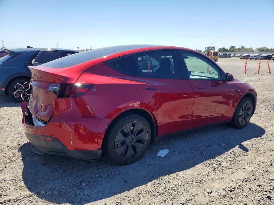 2024 Tesla Model y VIN 7SAYGDED9RF106286 COPART salvage auction — REAR END, Ca - Salvage Certificate, sold $14,100 on 2026-07-21 (photo 3)