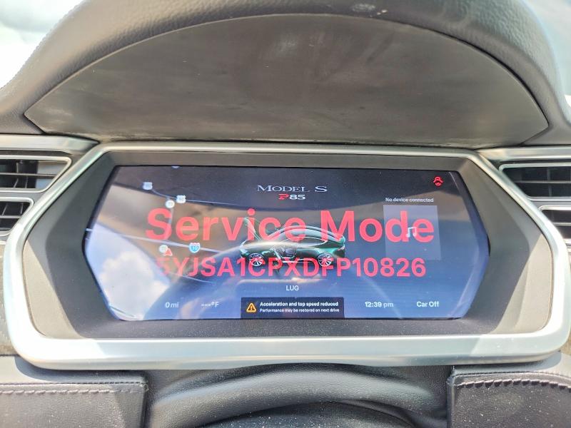 2013 Tesla Model s VIN 5YJSA1CPXDFP10826 COPART salvage auction — MINOR DENT/SCRATCHES, Salvage Title, sold $3,400 on 2026-07-24 (photo 9)