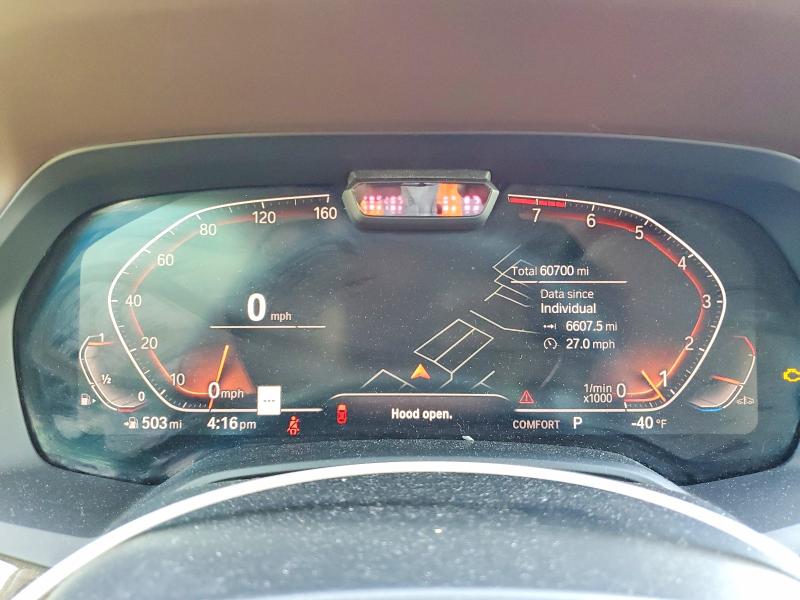 2019 BMW VIN 5UXCR6C53KLK85256 COPART salvage auction — FRONT END, Tx - Salvage Vehicle Title, sold $21,600 on 2026-07-31 (photo 9)