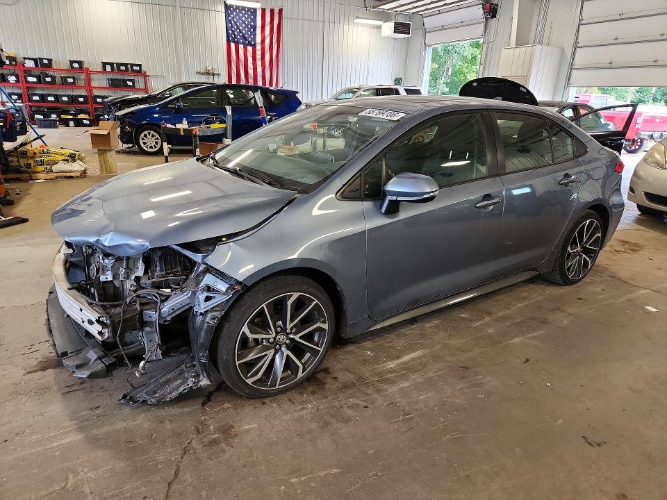 2021 Toyota Toyota VIN JTDP4MCE8MJ057256 COPART salvage auction — FRONT END, Mn - Cert Of Title-Salvage, sold $375 on 2026-07-28 (photo 1)