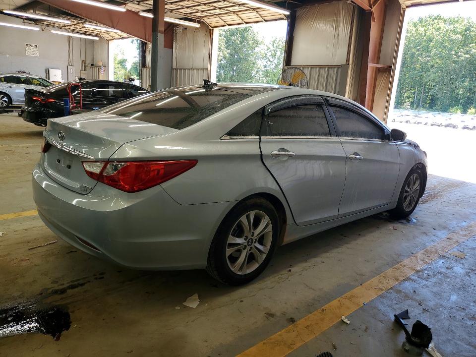 2012 Hyundai Sonata VIN 5NPEC4AC0CH348353 COPART salvage auction — ENGINE BURN, Nc - Salvage Certificate Of Title, sold $175 on 2026-07-22 (photo 3)