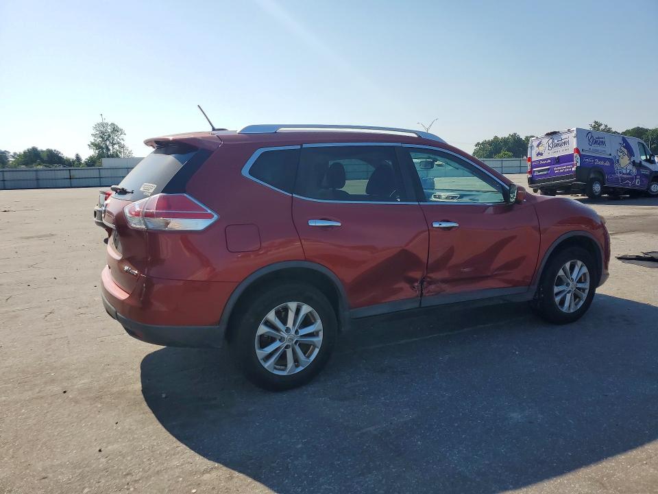 2016 Nissan Rogue VIN KNMAT2MV8GP630475 COPART salvage auction — SIDE, Nc - Salvage Certificate Of Title, sold $1,050 on 2026-07-30 (photo 3)