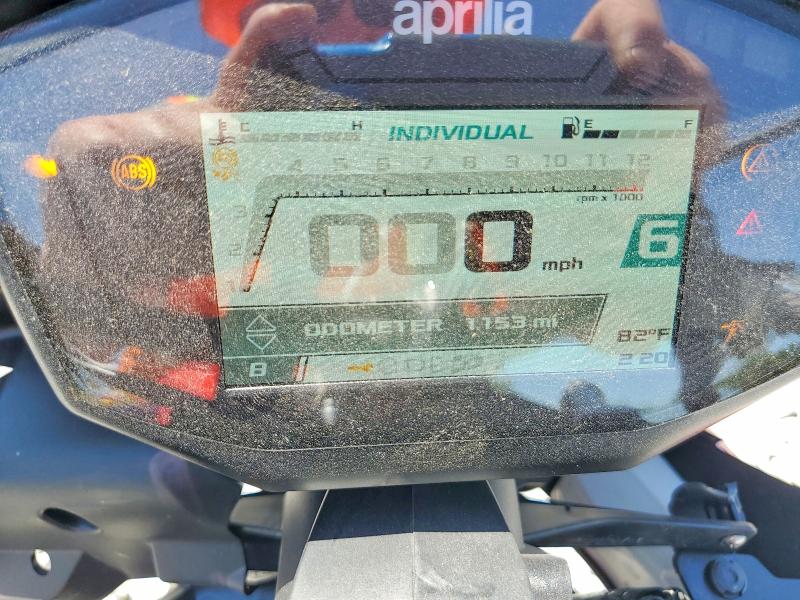 2024 Aprilia Tuono VIN ZD4KSUL02RS000576 COPART salvage auction — FRONT END, Oh - Cert Of Title-Salvage, sold $1,700 on 2026-07-16 (photo 7)