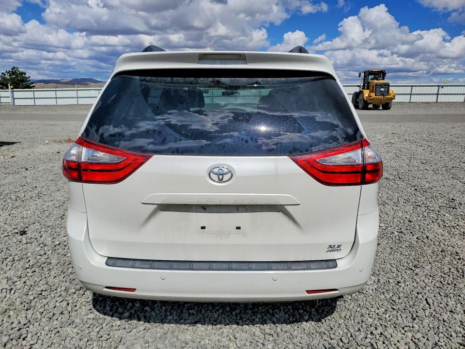 2017 Toyota Sienna VIN 5TDDZ3DC2HS183102 COPART salvage auction — MINOR DENT/SCRATCHES, Ca - Certificate Of Title, sold $9,000 on 2026-07-02 (photo 6)