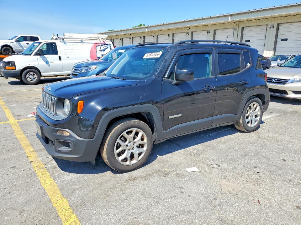 2018 Jeep Renegade VIN ZACCJABB4JPG79104 COPART salvage auction — REAR END, Ky - Cert Of Title-Salvage, sold $525 on 2026-07-13 (photo 1)