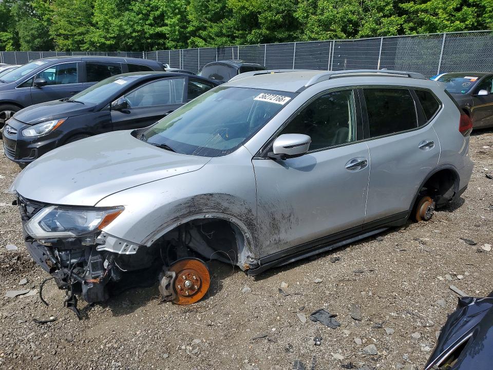 2020 Nissan Rogue VIN JN8AT2MT3LW009969 COPART salvage auction — UNDERCARRIAGE, Md - Cert Of Salvage > 75% Damage, sold $2,450 on 2026-07-07 (photo 1)