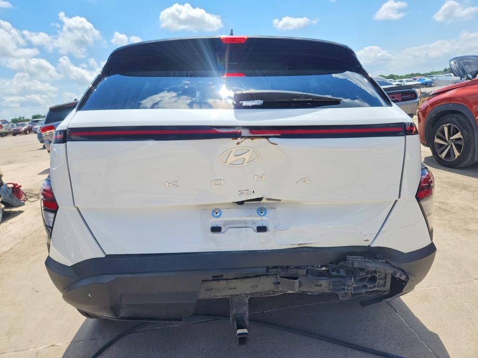 2026 Hyundai Kona VIN KM8HF3AB1TU385631 COPART salvage auction — FRONT END, TX - CERTIFICATE OF TITLE, sold $1,750 on 2026-07-23 (photo 6)