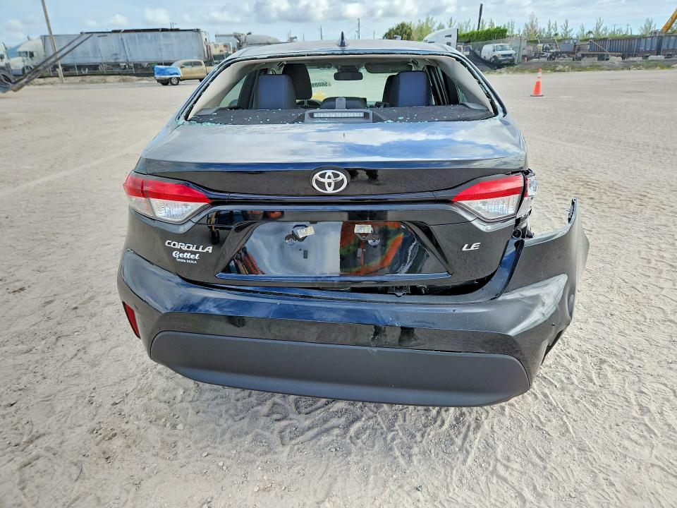 2025 Toyota Corolla VIN 5YFB4MDE0SP325847 COPART salvage auction — REAR END, Fl - Cert Of Title Slvg Rebuildable, sold $4,500 on 2026-07-30 (photo 6)