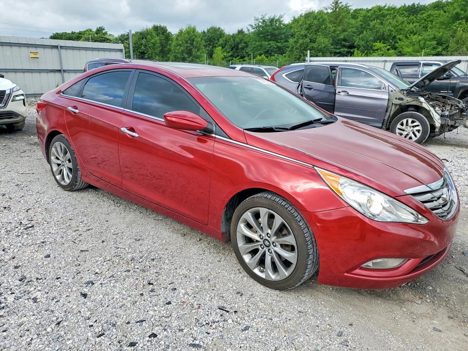 2013 Hyundai Sonata VIN 5NPEC4AC4DH629167 COPART salvage auction — HAIL, Ar - Cert Of Title-Salvage, sold $2,100 on 2026-07-08 (photo 4)