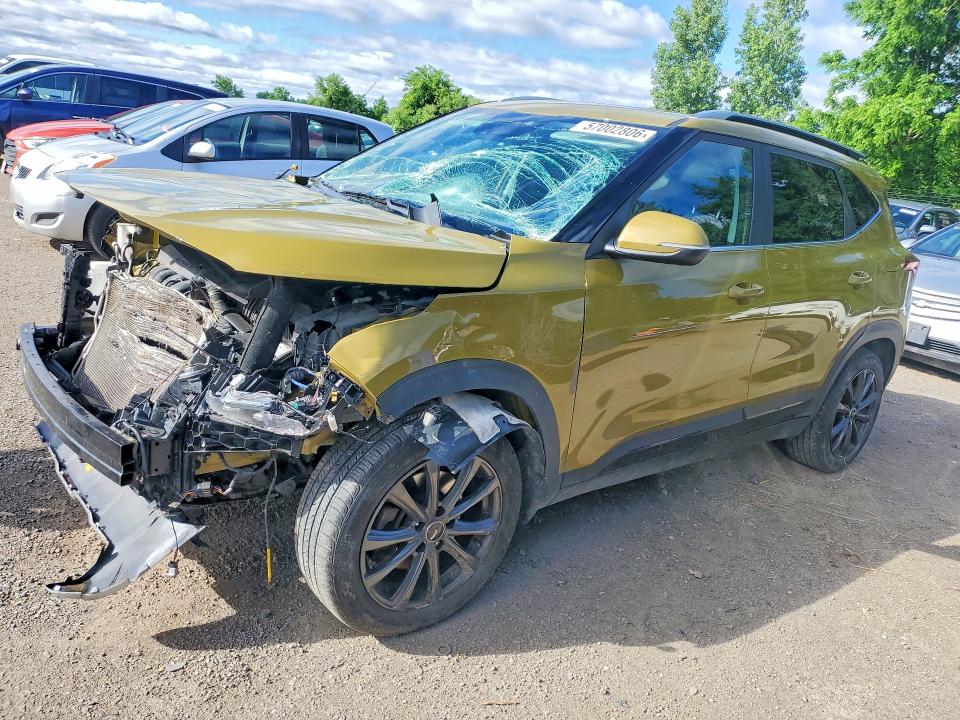 2024 Kia Seltos VIN KNDEUCAA4R7520547 COPART salvage auction — FRONT END, ON - PERMIT SALVAGE, sold $3,950 on 2026-07-14 (photo 1)