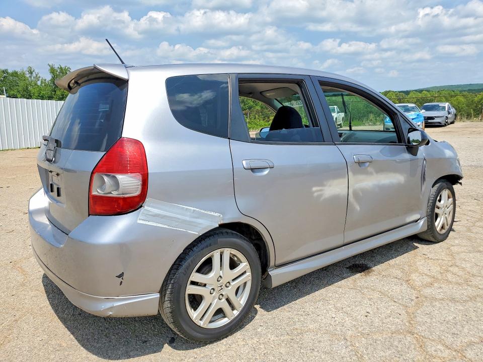 2008 Honda Fit VIN JHMGD376X8S034430 COPART salvage auction — FRONT END, Va - Cert Of Title - Salvage, sold $225 on 2026-07-31 (photo 3)
