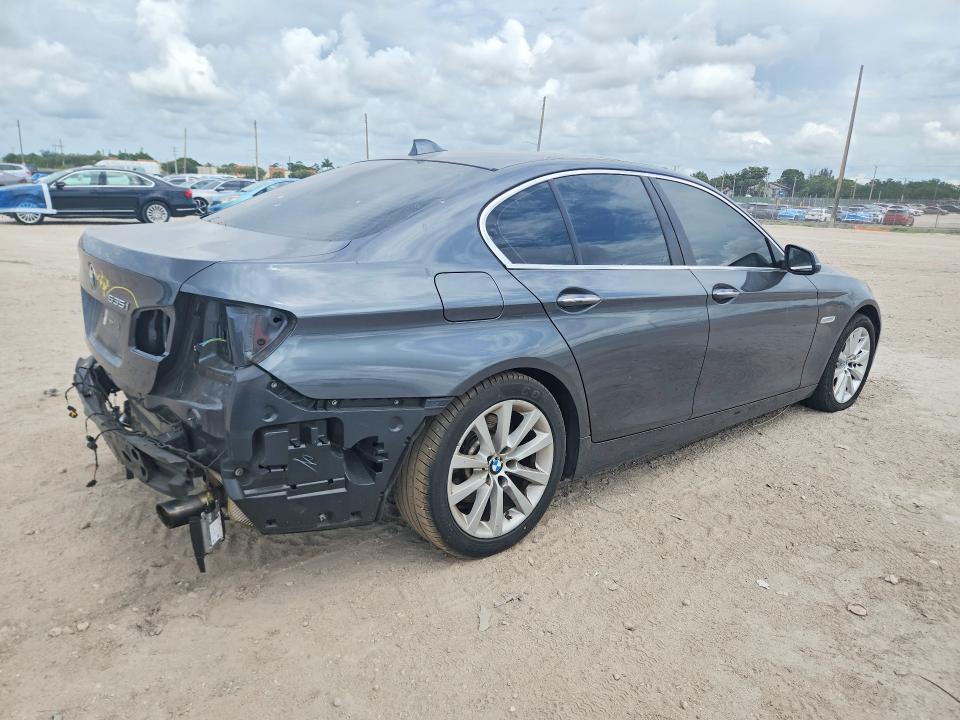 2016 BMW 5er VIN WBA5B1C58GG131950 COPART salvage auction — REAR END, Fl - Cert Of Title Slvg Rebuildable, sold $2,500 on 2026-07-16 (photo 3)