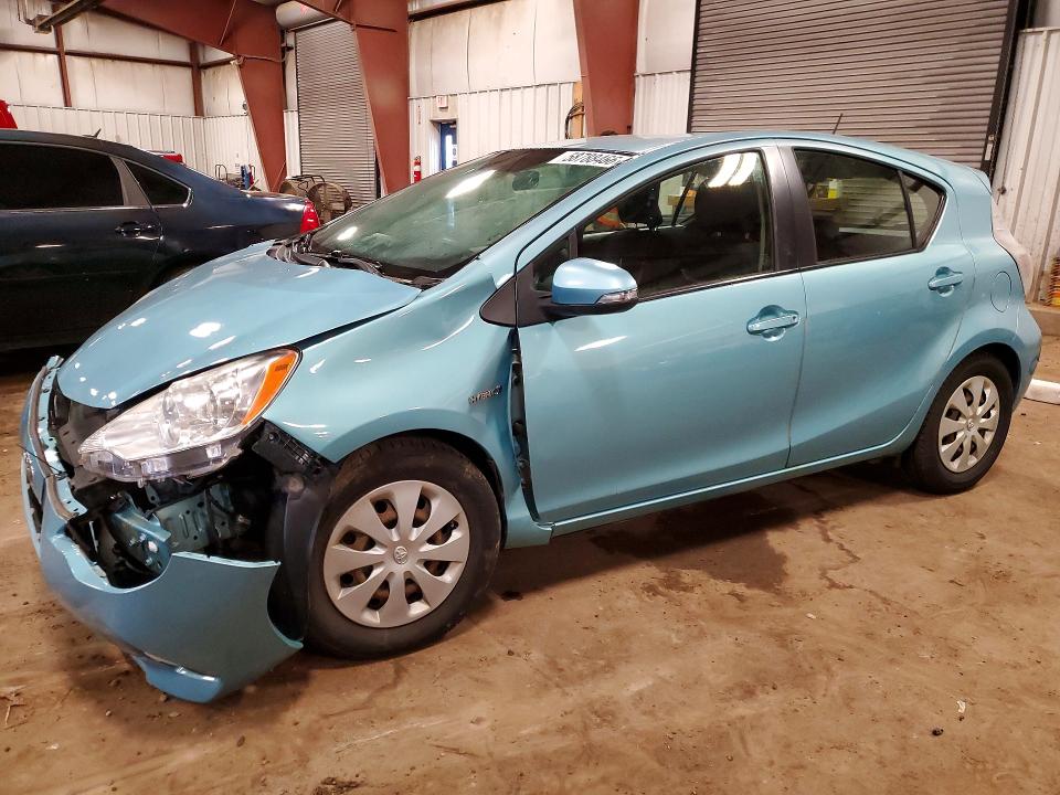 2012 Toyota Prius VIN JTDKDTB30C1003016 COPART salvage auction — FRONT END, Mi - Certificate Of Title, sold $300 on 2026-07-31 (photo 1)