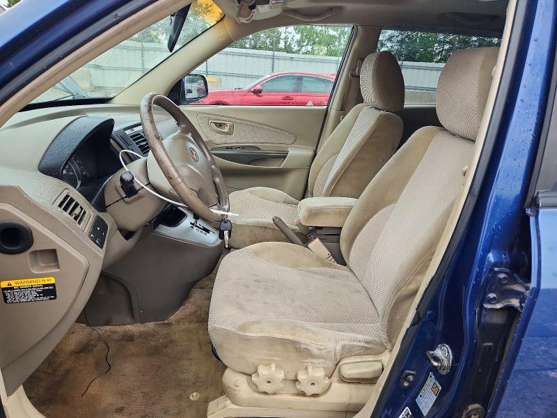 2006 Hyundai Tucson VIN KM8JN12D36U390777 COPART salvage auction — FRONT END, Sc - Cert Of Title-Salvage, sold $350 on 2026-07-27 (photo 7)