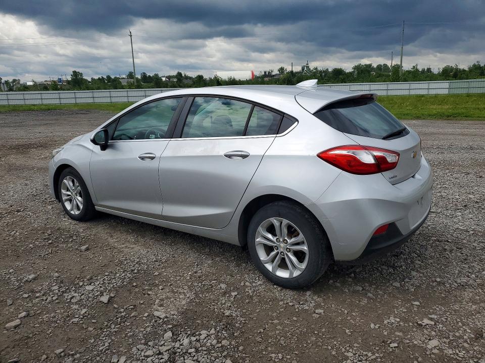 2019 Chevrolet Cruze VIN 3G1BE6SM5KS530112 COPART salvage auction — WATER/FLOOD, ON - PERMIT IRREPAIRABLE, sold $1,650 on 2026-07-02 (photo 2)