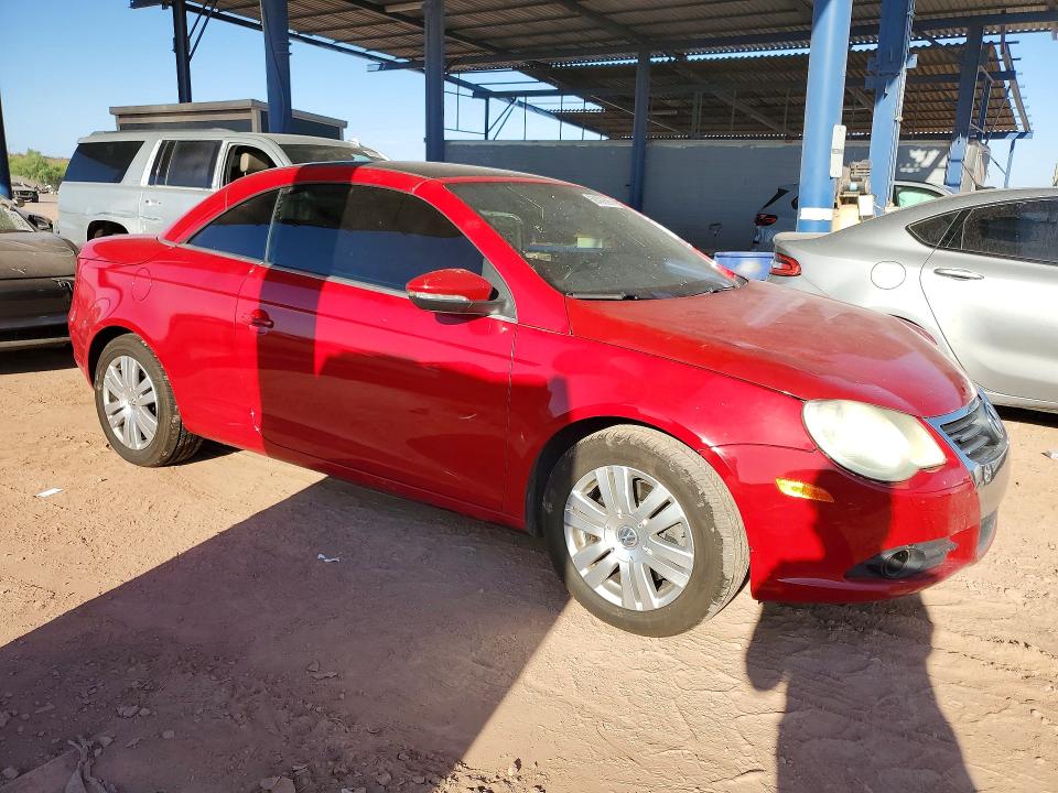 2009 Volkswagen Eos VIN WVWBA71F29V023474 COPART salvage auction — FRONT END, AZ - CERT OF TITLE - SALVAGE, sold $650 on 2026-07-14 (photo 4)