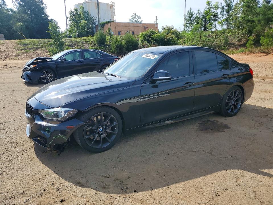 2018 BMW 3er VIN WBA8B9G50JNU98382 COPART salvage auction — FRONT END, SC - CERT OF TITLE-SALVAGE, sold $10,100 on 2026-07-24 (photo 1)
