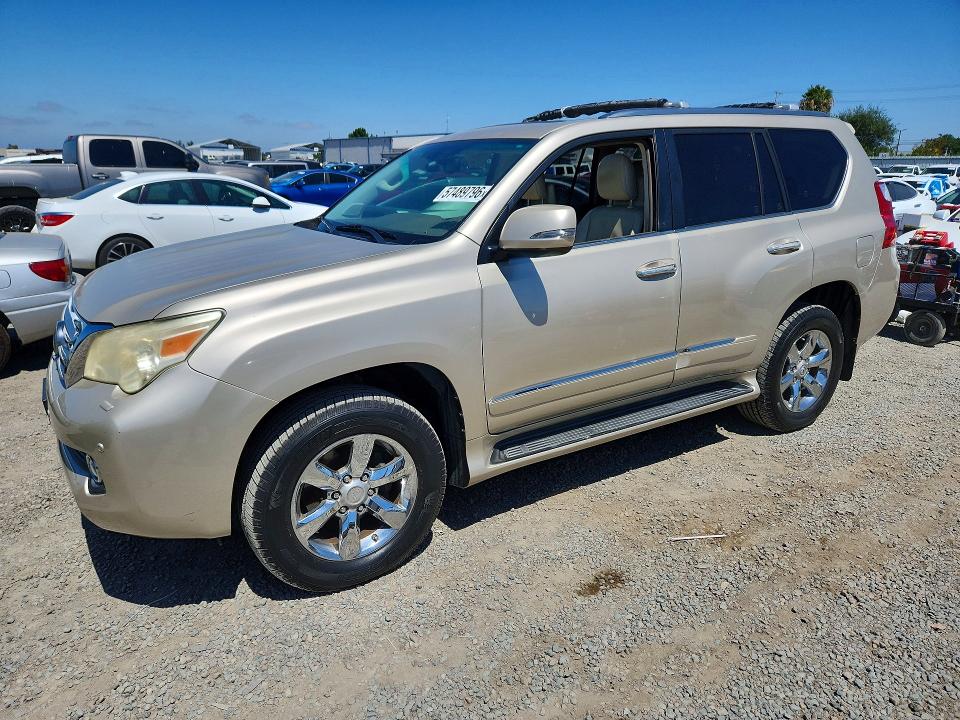 2010 Lexus Gx 460 VIN JTJJM7FX5A5015231 COPART salvage auction — MECHANICAL, CA - SALVAGE CERTIFICATE, sold $7,100 on 2026-07-24 (photo 1)