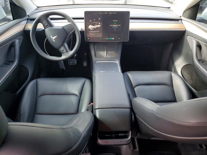 2022 Tesla Model y VIN 7SAYGDEE2NA022116 COPART salvage auction — REAR END, Ca - Salvage Certificate, sold $12,000 on 2026-07-30 (photo 8)