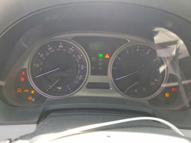 2007 Lexus Is 250 VIN JTHBK262472038397 COPART salvage auction — FRONT END, Fl - Cert Of Ttl-Rebuilt&Slvg Rbld, sold $375 on 2026-07-07 (photo 9)