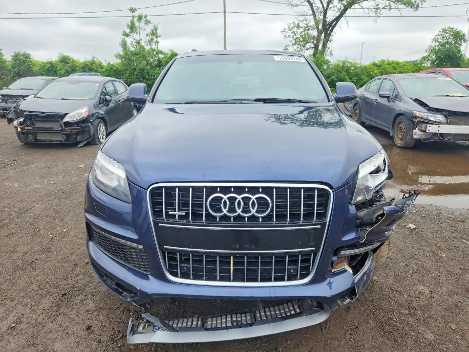 2015 Audi Q7 VIN WA1WGCFE6FD011722 COPART salvage auction — FRONT END, Qc - Gravement Accidente, sold $525 on 2026-07-21 (photo 5)