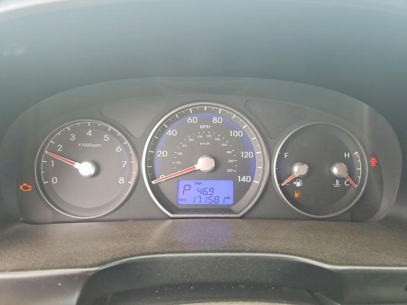 2012 Hyundai Santa fe VIN 5XYZHDAG7CG107094 COPART salvage auction — MECHANICAL, Ia - Certificate Of Title, sold $650 on 2026-07-06 (photo 9)