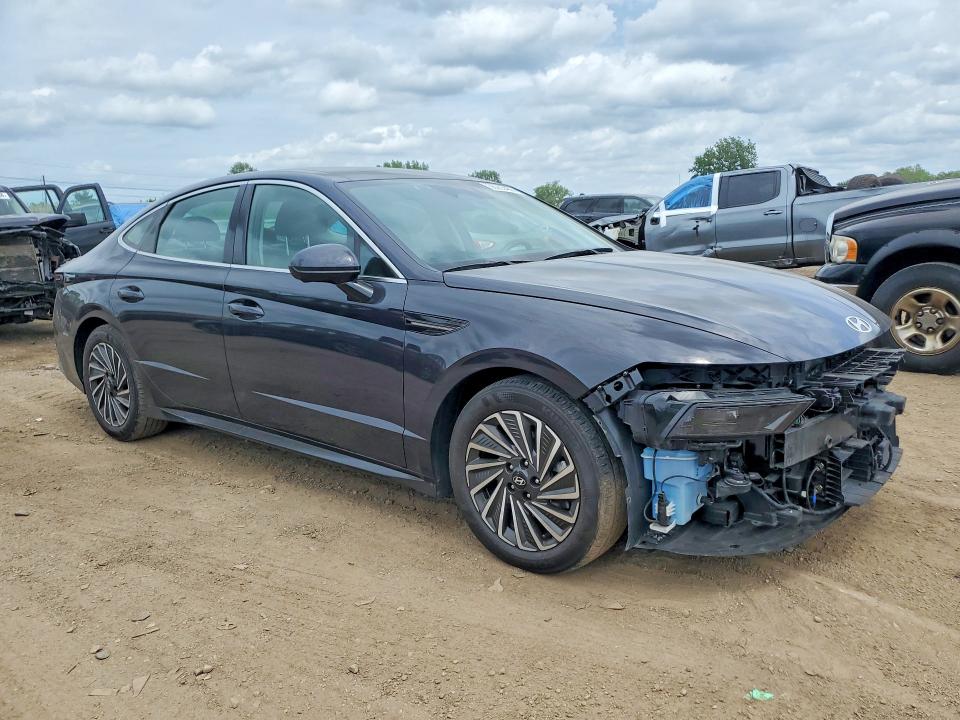 2024 Hyundai Sonata VIN KMHL54JJ8RA086898 COPART salvage auction — FRONT END, Oh - Cert Of Title-Salvage, sold $12,400 on 2026-07-09 (photo 4)