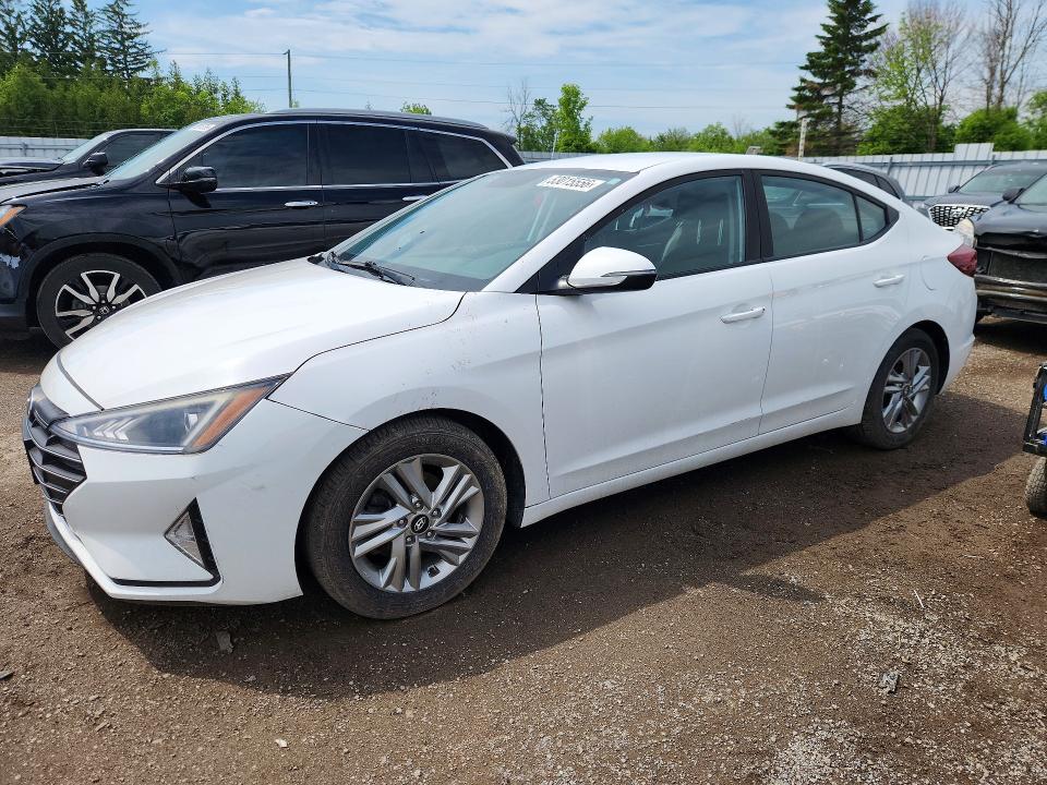 2019 Hyundai VIN KMHD84LF4KU837827 COPART salvage auction — FRONT END, On - Permit Salvage, sold $2,850 on 2026-07-02 (photo 1)