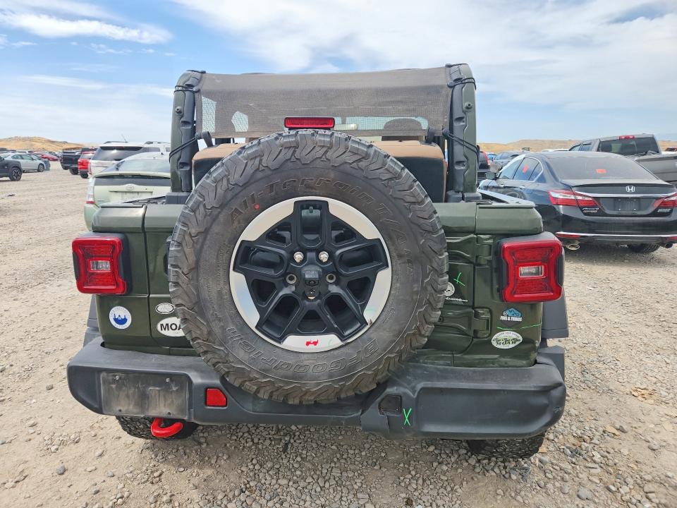 2022 Jeep Wrangler / VIN 1C4HJXCN6NW148531 COPART salvage auction — REAR END, Ut - Salvage Certificate, sold $11,500 on 2026-07-10 (photo 6)