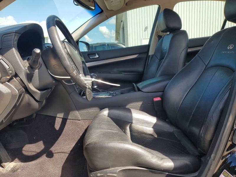 2011 Infiniti G VIN JN1DV6AR4BM650984 COPART salvage auction — FRONT END, Ia - Cert Of Title-Salvage Title, sold $525 on 2026-07-24 (photo 7)