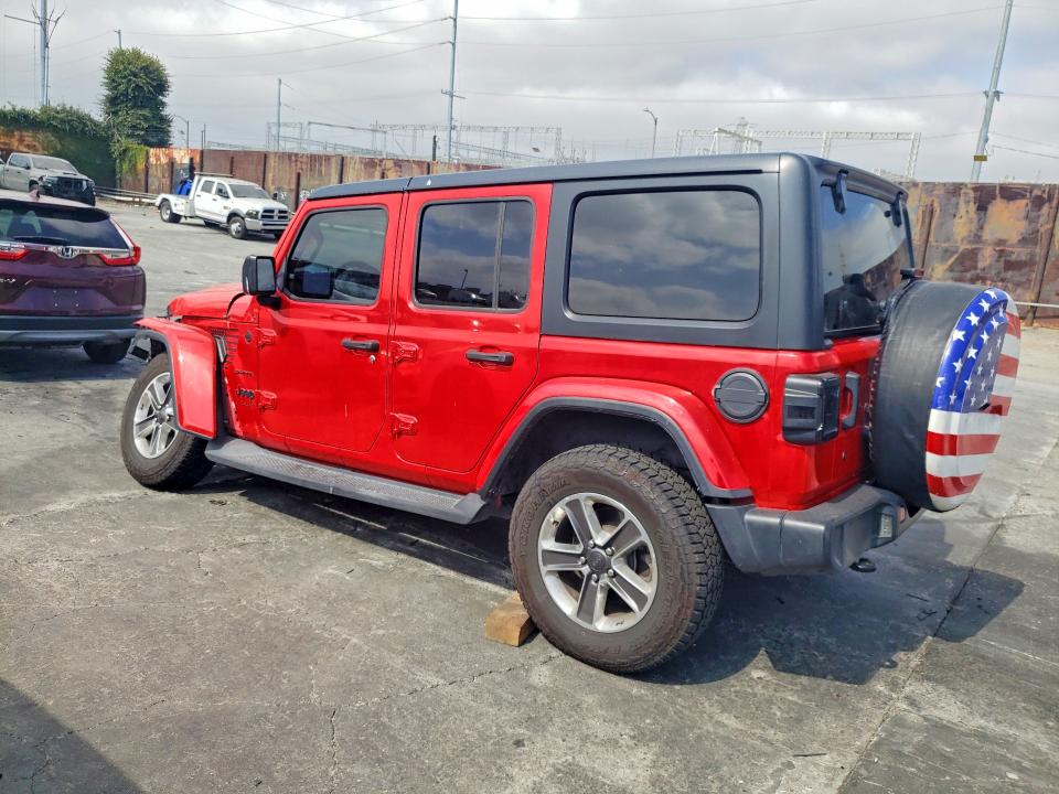 2020 Jeep Wrangler / VIN 1C4HJXEN3LW165068 COPART salvage auction — FRONT END, Ca - Salvage Certificate, sold $7,400 on 2026-08-21 (photo 2)