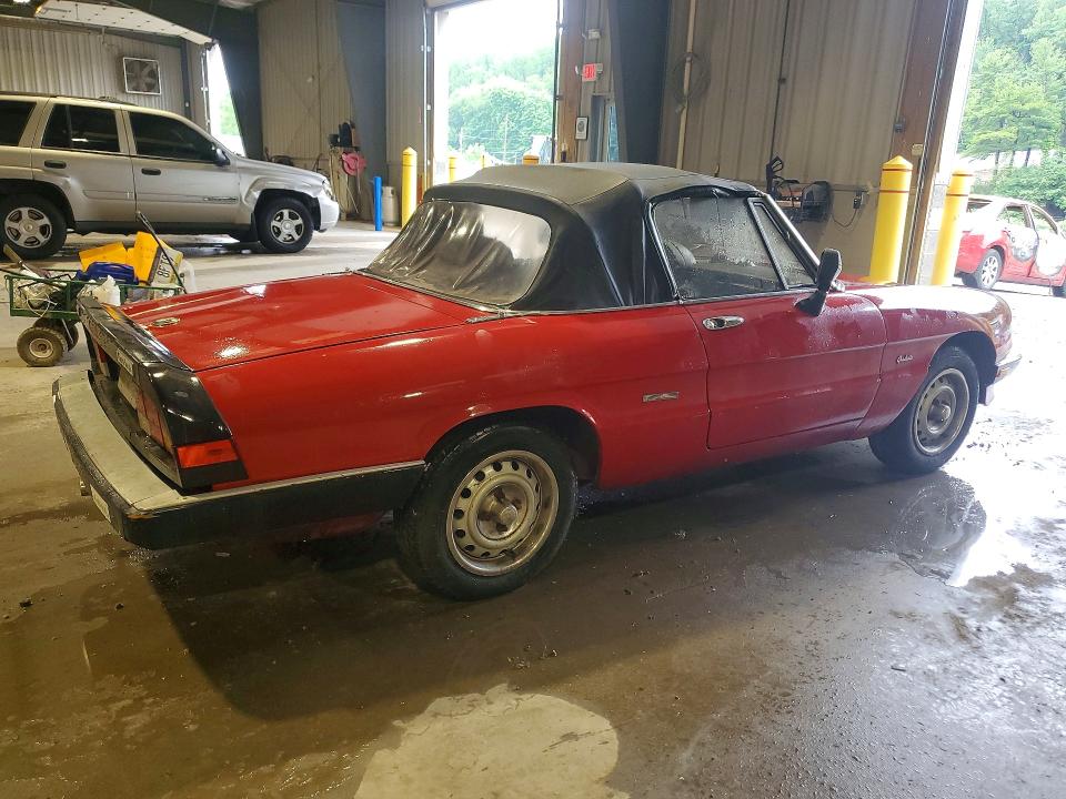 1986 Alfa romeo Giulia VIN ZARBA5414G1043255 COPART salvage auction — SIDE, Pa - Certificate Of Salvage, sold $550 on 2026-07-22 (photo 3)