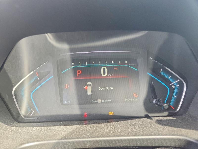 2018 Honda Odyssey VIN 5FNRL6H77JB022504 COPART salvage auction — REAR END, Tx - Salvage Vehicle Title, sold $7,200 on 2026-07-30 (photo 9)
