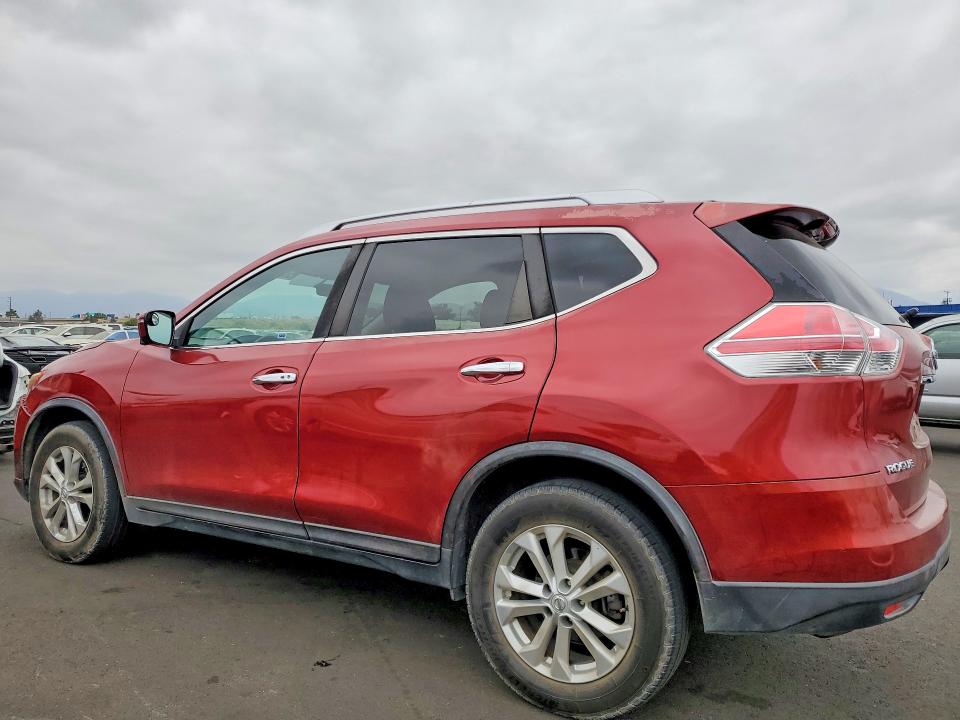 2016 Nissan Rogue VIN KNMAT2MT0GP672895 COPART salvage auction — FRONT END, Ca - Salvage Certificate, sold $1,700 on 2026-07-20 (photo 2)