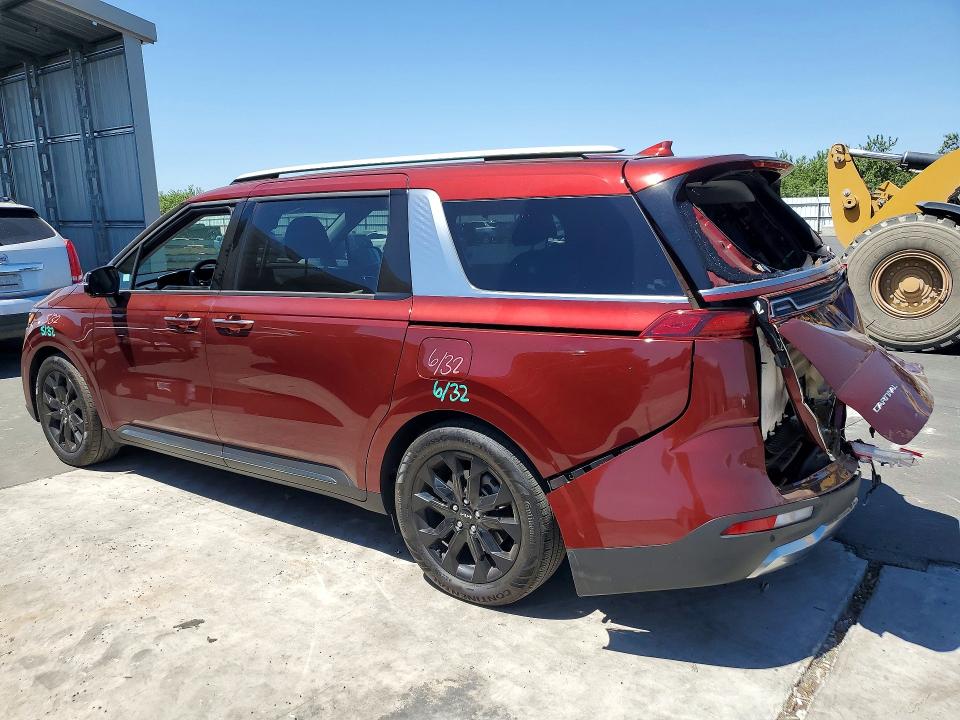 2024 Kia Carnival VIN KNDNE5H32R6424003 COPART salvage auction — REAR END, Ca - Salvage Certificate, sold $13,300 on 2026-07-02 (photo 2)