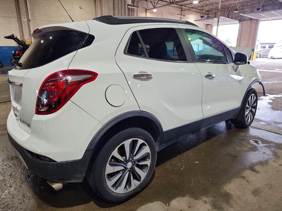 2022 Buick Encore VIN KL4CJESM0NB500415 COPART salvage auction — FRONT END, MI - CERTIFICATE OF TITLE, sold $300 on 2026-07-16 (photo 3)