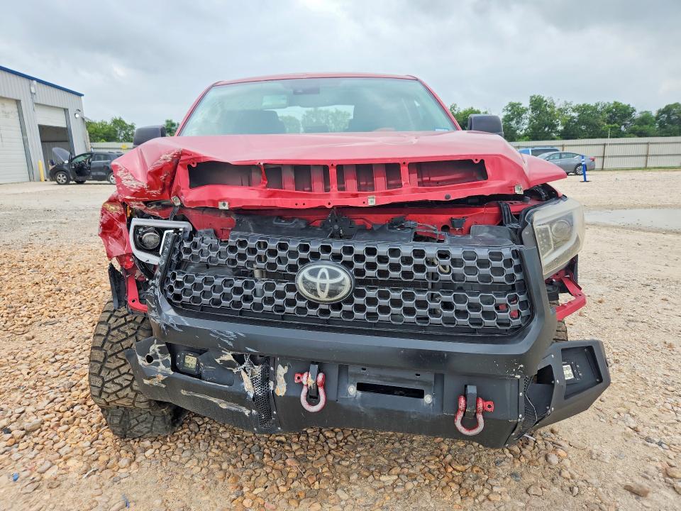 2021 Toyota Tundra VIN 5TFDY5F1XMX989168 COPART salvage auction — FRONT END, Tx - Certificate Of Title, sold $12,200 on 2026-07-30 (photo 5)