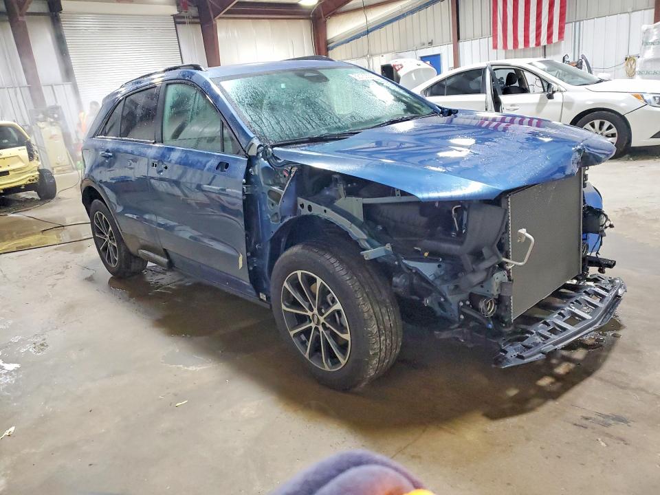 2025 Cadillac Xt4 VIN 1GYFZFR40SF107620 COPART salvage auction — FRONT END, Pa - Certificate Of Salvage, sold $12,700 on 2026-07-08 (photo 4)