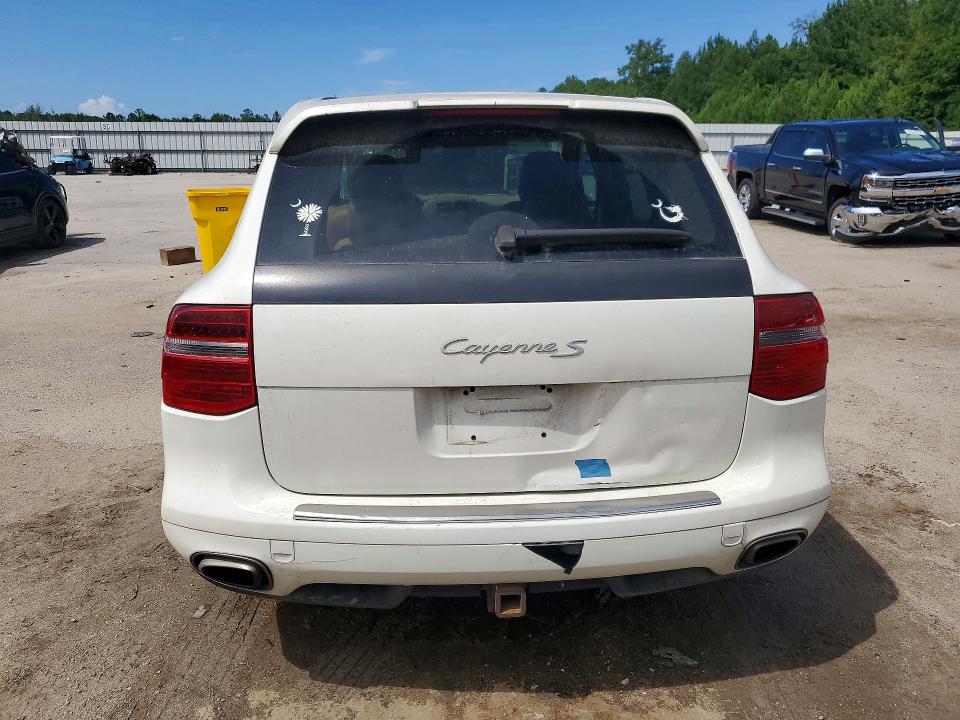 2008 Porsche Cayenne VIN WP1AB29P88LA54388 COPART salvage auction — REAR END, SC - CERT OF TITLE-SALVAGE, sold $650 on 2026-07-27 (photo 6)