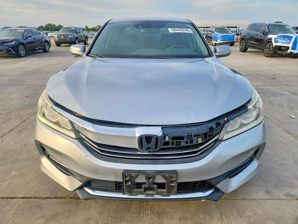 2016 Honda Accord VIN 1HGCR2F98GA210078 COPART salvage auction — FRONT END, Tx - Certificate Of Title, sold $250 on 2026-07-27 (photo 5)