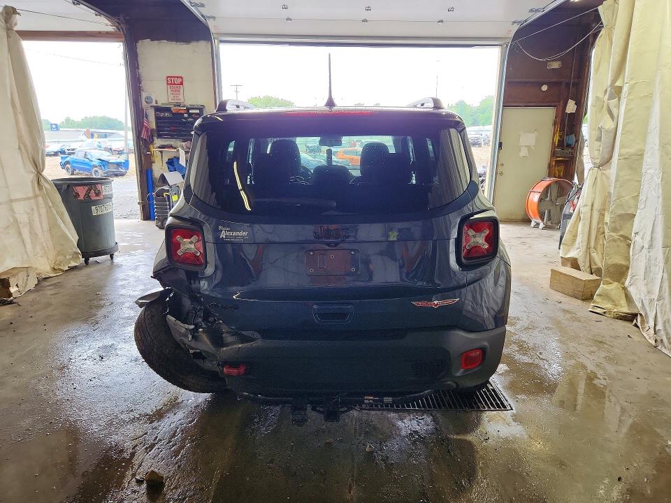 2023 Jeep Renegade VIN ZACNJDC12PPP63783 COPART salvage auction — REAR END, Salvage Title, sold $6,300 on 2026-07-16 (photo 6)