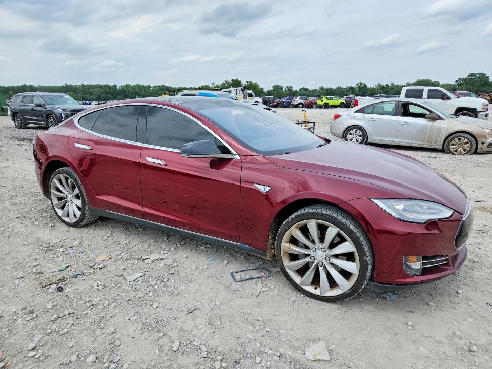 2012 Tesla Model s VIN 5YJSA1DP6CFS00227 COPART salvage auction — HAIL, Wv - Salvage Certificate, sold $3,400 on 2026-07-27 (photo 4)